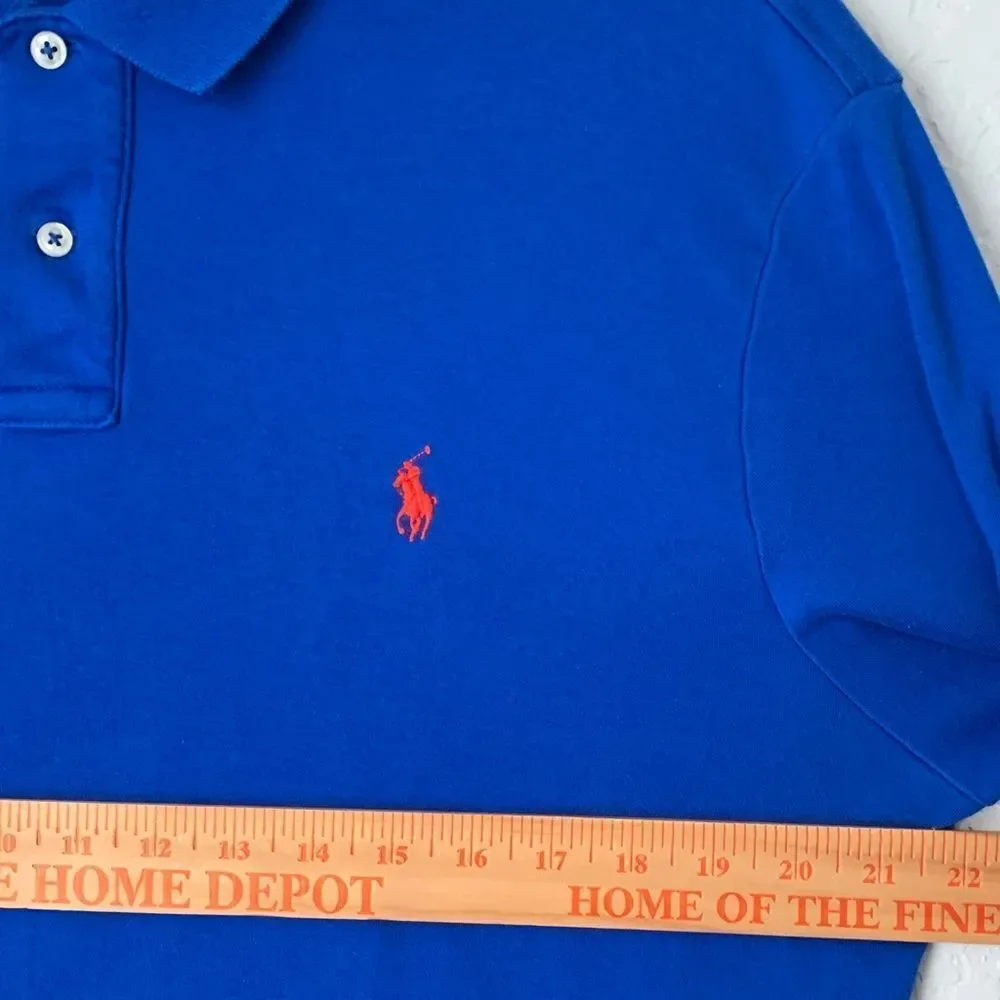 Polo by Ralph Lauren Men's Royal Blue Polo Shirt Size L